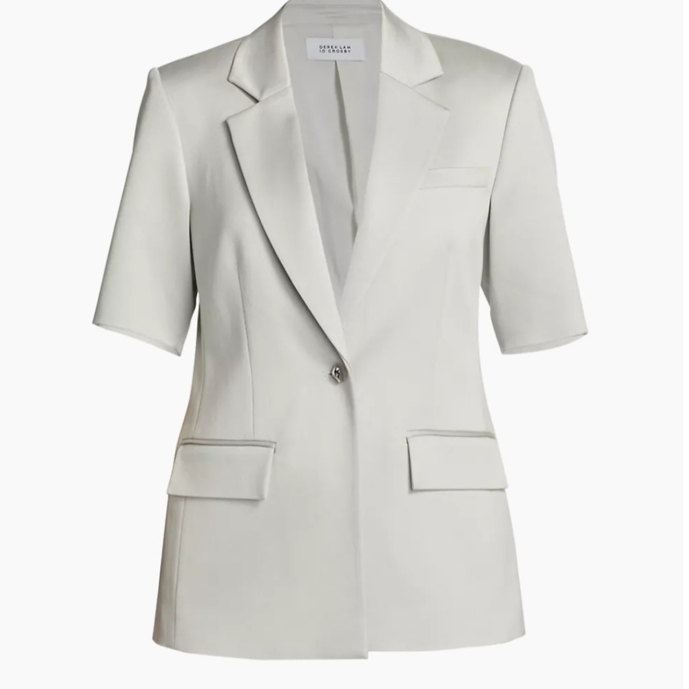 NWT DEREK LAM Martin Short sleeve blazer